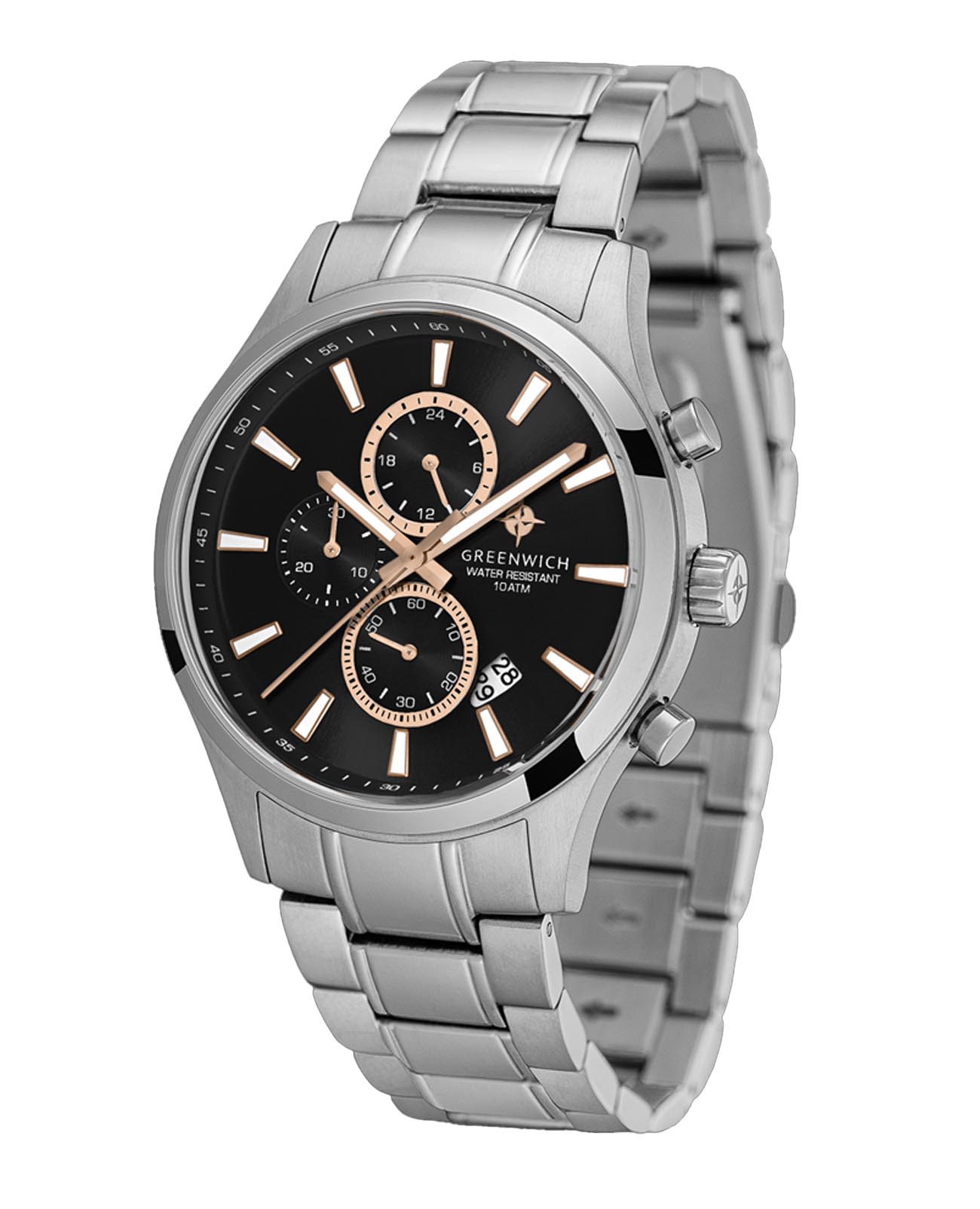 Greenwich Greenwich Navigator GW 053.10.30 , наручные мужские часы фото под углом